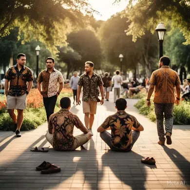 Memperindah Taman Sleman dengan Paving Block